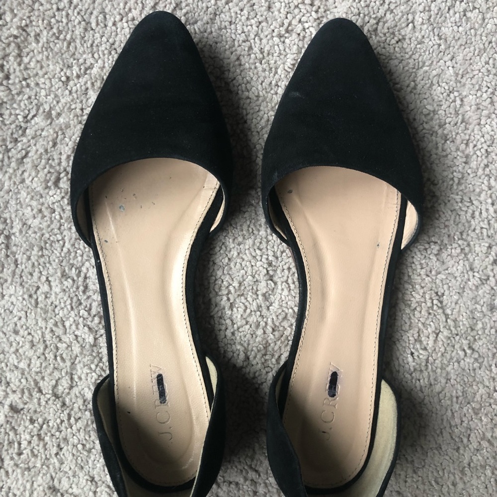 J Crew suede flats